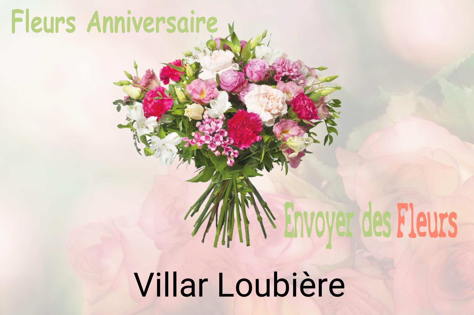 Bouquet de fleurs d’anniversaire livré à Villar-Loubière